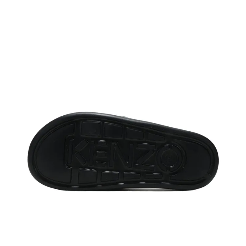 KENZO Odor Resistant Slide Slippers Women's Black-4