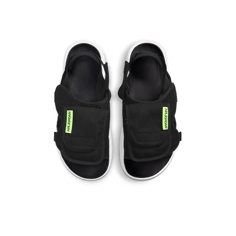 JORDAN Ls Slide Black White-2