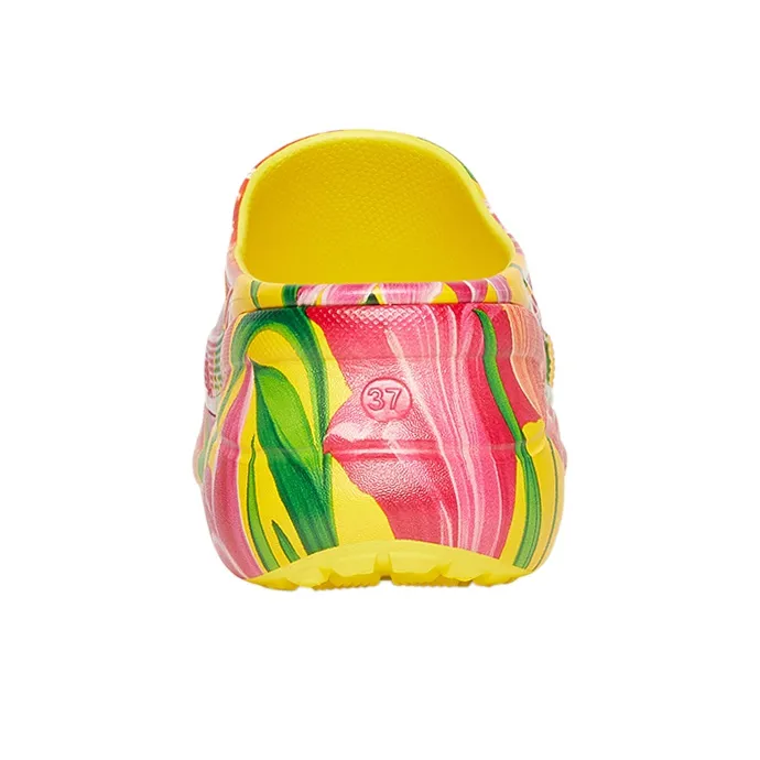 Balenciaga Pool Slide Sandals X Crocs 'Tulip Print Multi' Women's-4