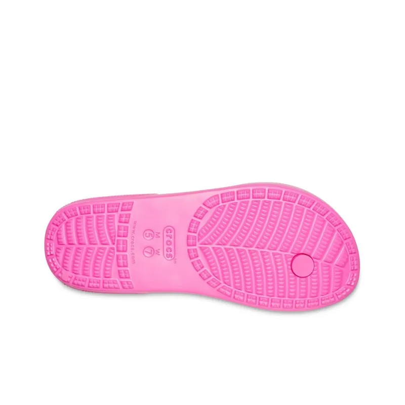 Crocs Classic Soft Sole Cozy Flip Flops Unisex Pink-6