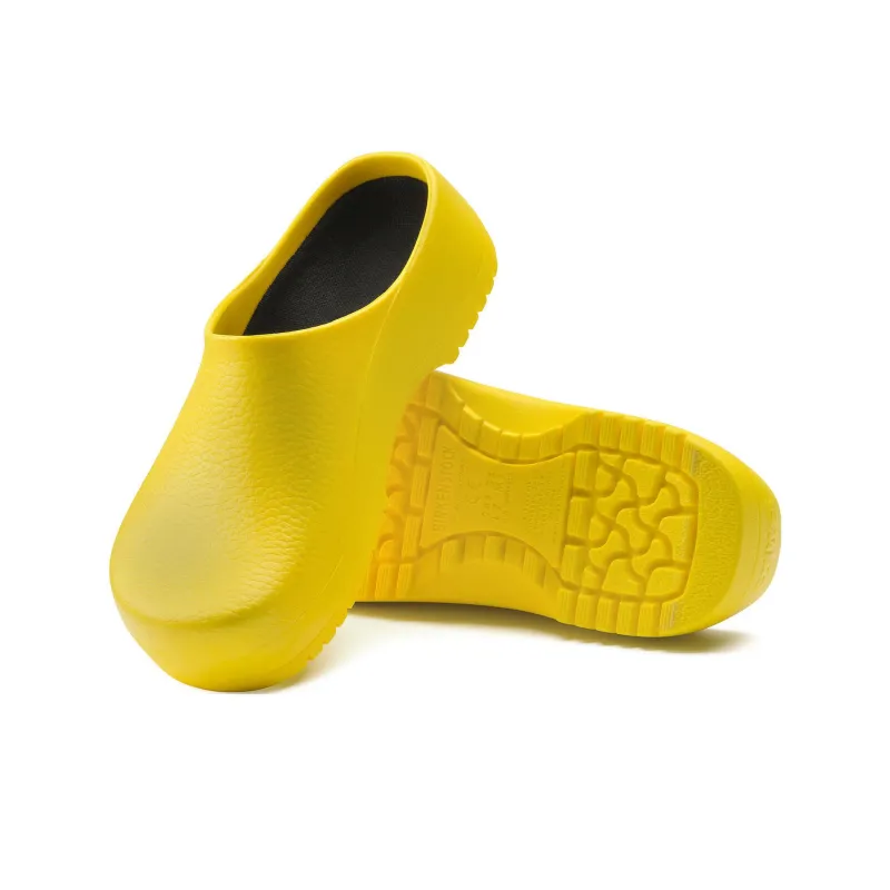 Birkenstock Closed Toe Slippers Unisex Yellow-4