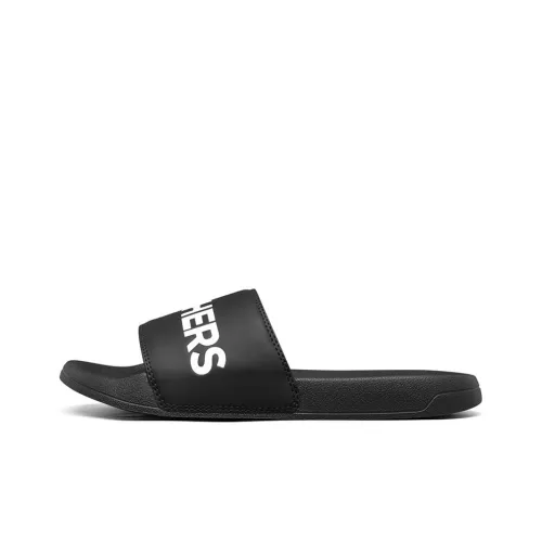 Skechers Side Lines Slide Slippers Men Black/White