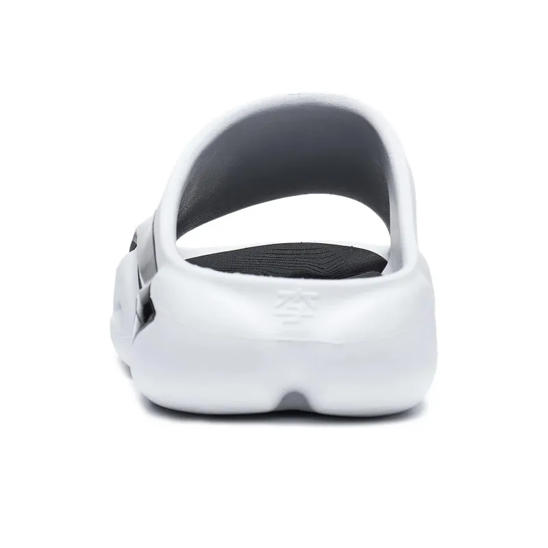 LiNing BADFIVE Slide EVA Slide Slippers Men's White Black-4