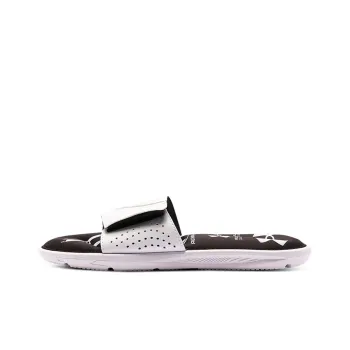 Under Armour Ignite 6 Graphic Strap Slide 'White'
