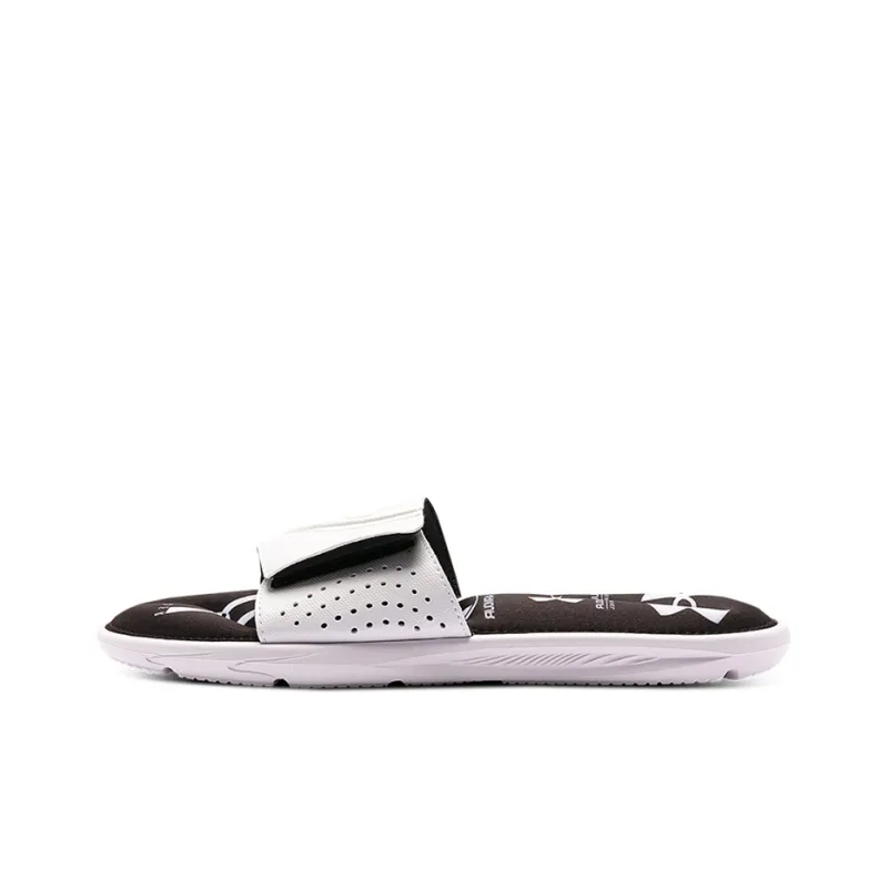 Under Armour Ignite 6 Graphic Strap Slide 'White'-0