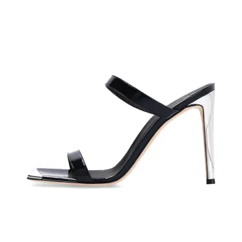 Giuseppe Zanotti/GZ Slide Slippers Women's Silver Black
