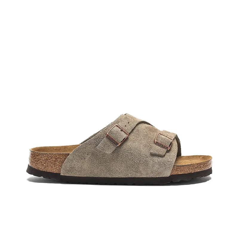 Birkenstock Zrich Soft Footbed Suede Leather 'Taupe'-1