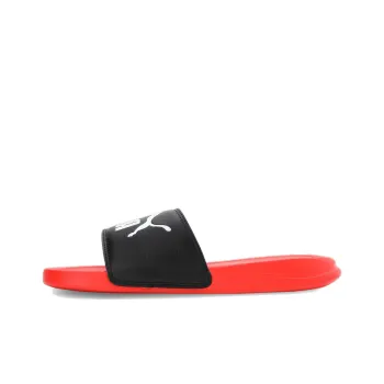 PUMA Popcat 20 Rubber Sole Slide Slippers Unisex Red Black White