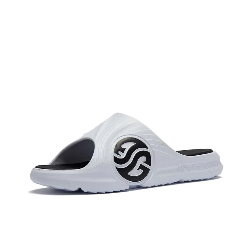 361° Quiet Slide Slippers Men's White Black-1