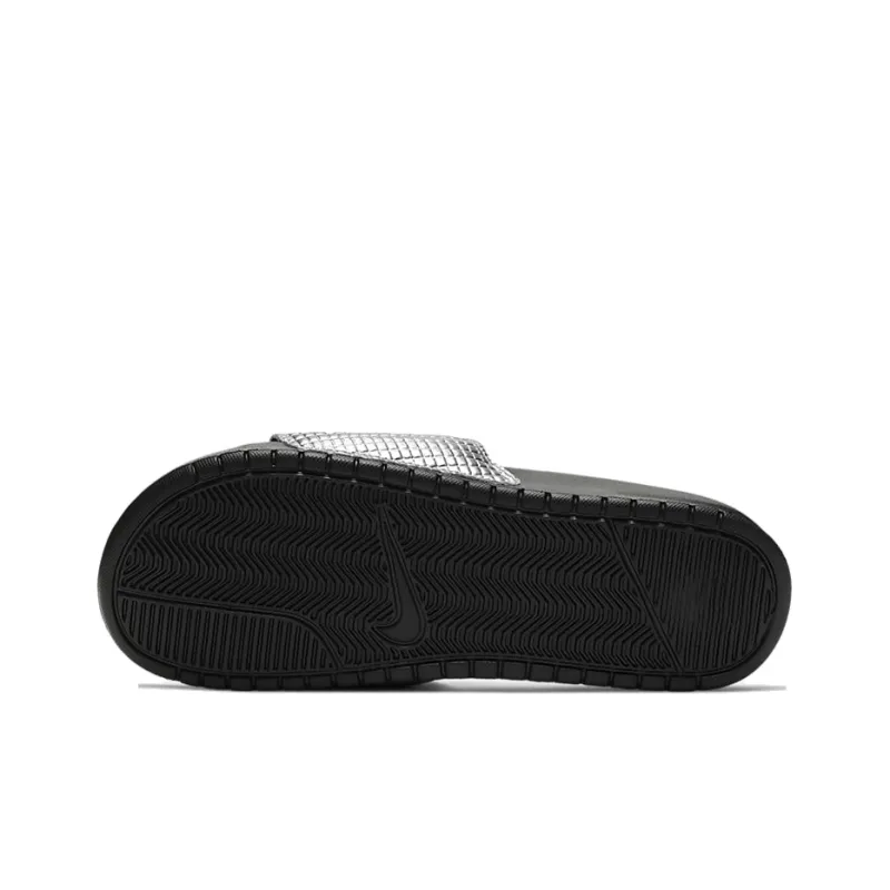 Nike Benassi Jdi Se Slides Black/Silver-3