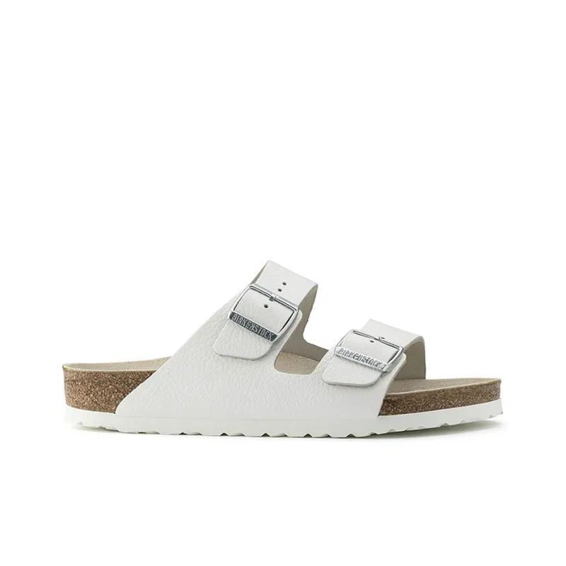 Birkenstock Arizona Natural Leather Narrow Fit 'White'-1