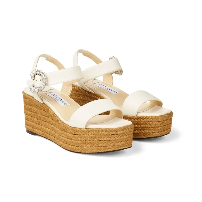 Jimmy Choo Mirabelle Strap Sandals Women's White-2