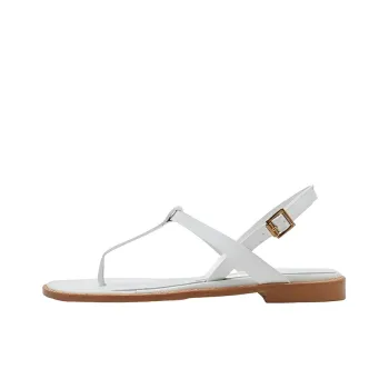 MANOLO BLAHNIK One Strap Sandals Women's White
