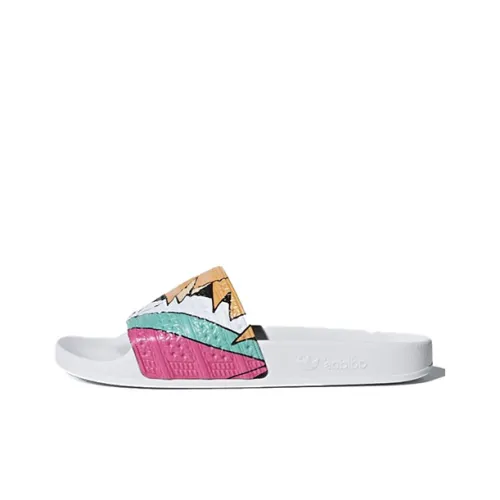 Adidas Adilette Series Slide Slippers Unisex White/Colorful