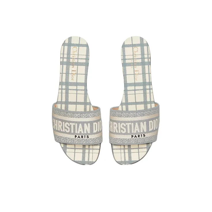 DIOR Dway Stylish Sandals Women's Gray-3