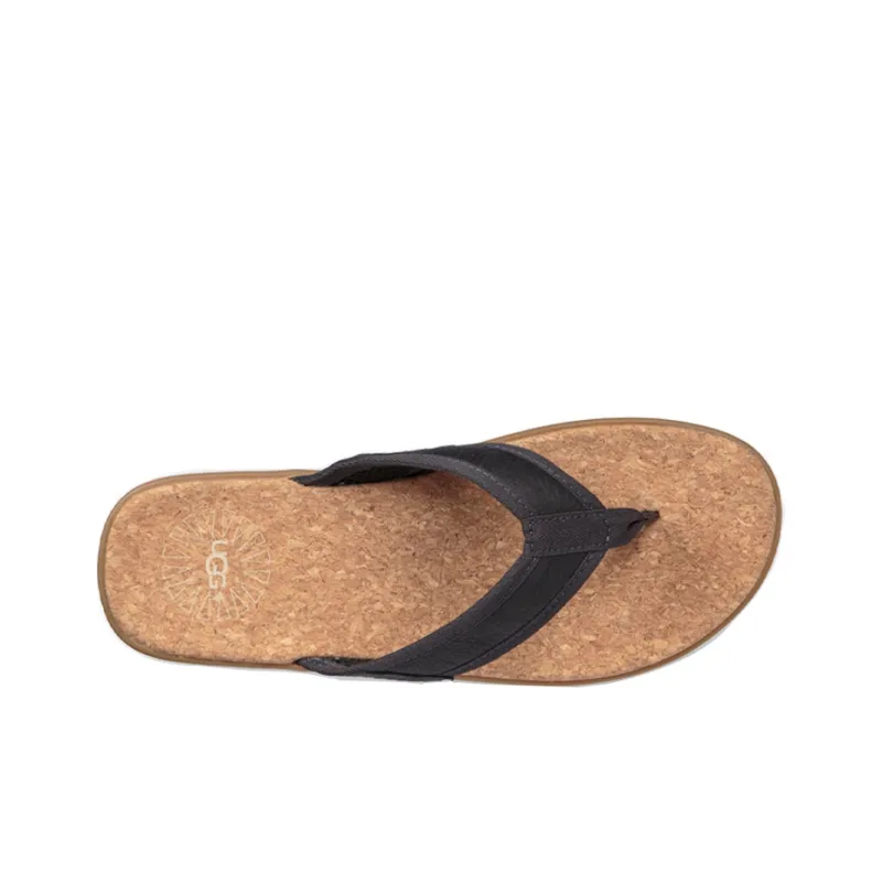 UGG Seaside Flip Lightweight Cozy Casual Sandals Navy Blue-3