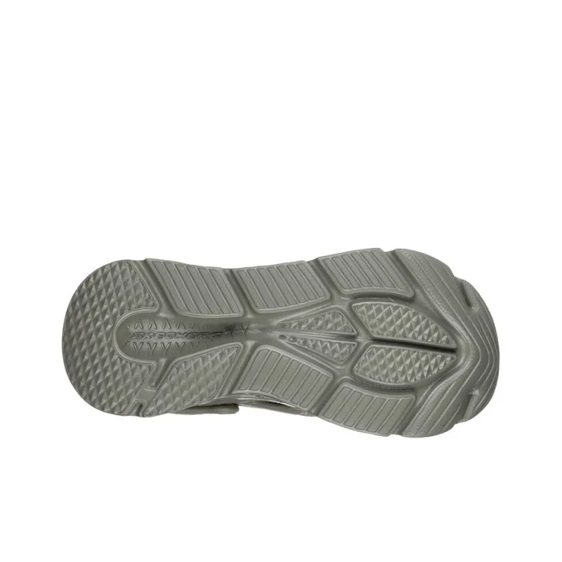 Skechers Max Cushioning Rubber Sole Slip Resistant Slide Slippers Women's Green-4
