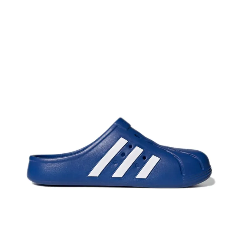 Adidas Adilette Clogs Royal Blue Cloud White-1