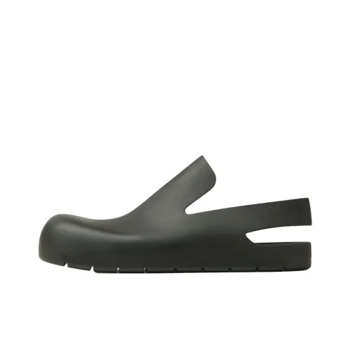 Bottega Veneta Rubber Slingback Puddle Shoe Black