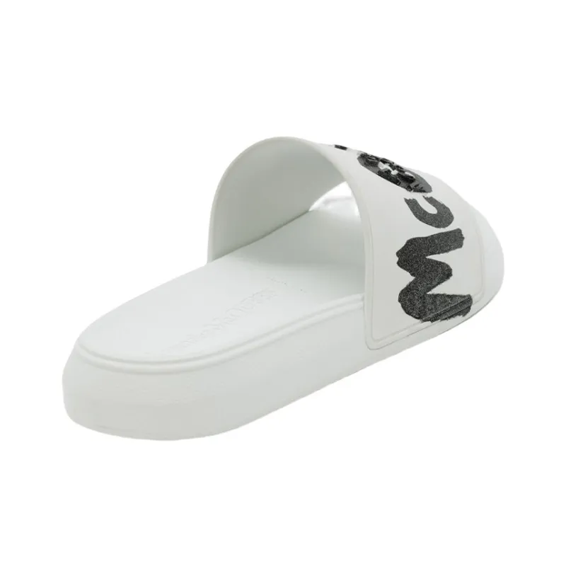 Alexander McQueen Slide Stylish Sandal Women's White-4
