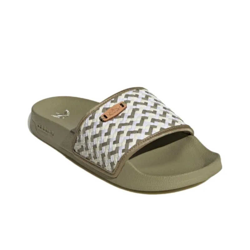 Adidas Originals Adilette Lite Slides 'Olive Strata White' Women's-2