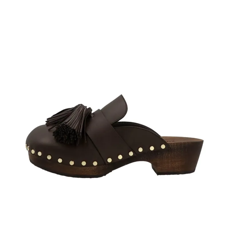 KHAITE Wrap-toe Slippers Women's Coffee-0