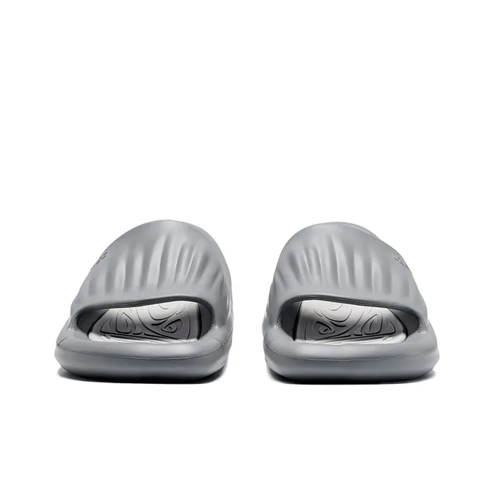 UZIS Quiet Abrasion Resistant Slide Slippers Unisex Lava Gray-4