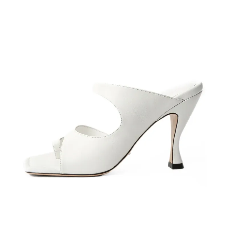 Tony Bianco Quiet Slide Slippers Women's White-0