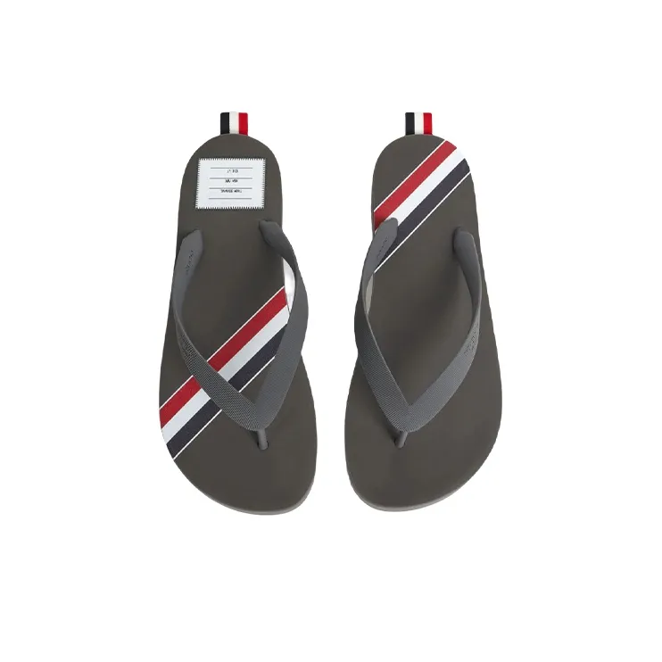 THOM BROWNE RWB-stripe Flip Flops-2