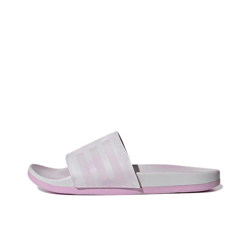 Adilette Women's Adidas Comfort Slides 'Grey Clear Lilac' Women's-0
