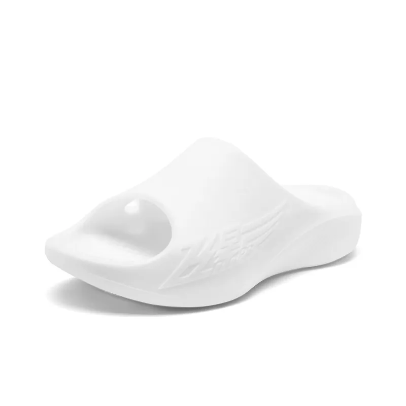 QIAODAN Flying Shadow Slippers 2.0 Slide Slippers Men's White-2