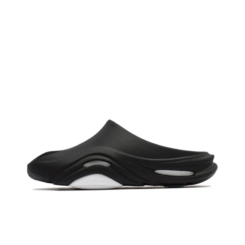 361° N40 Quiet Slide Slippers Unisex Black White-0