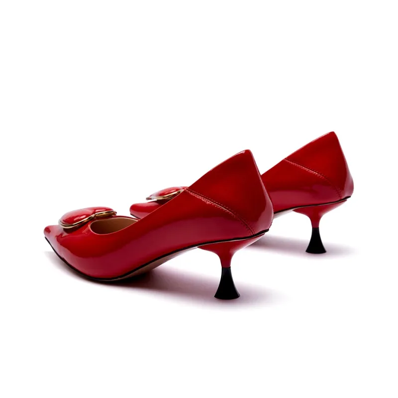 PACO GIL High Heels Women's Red-3