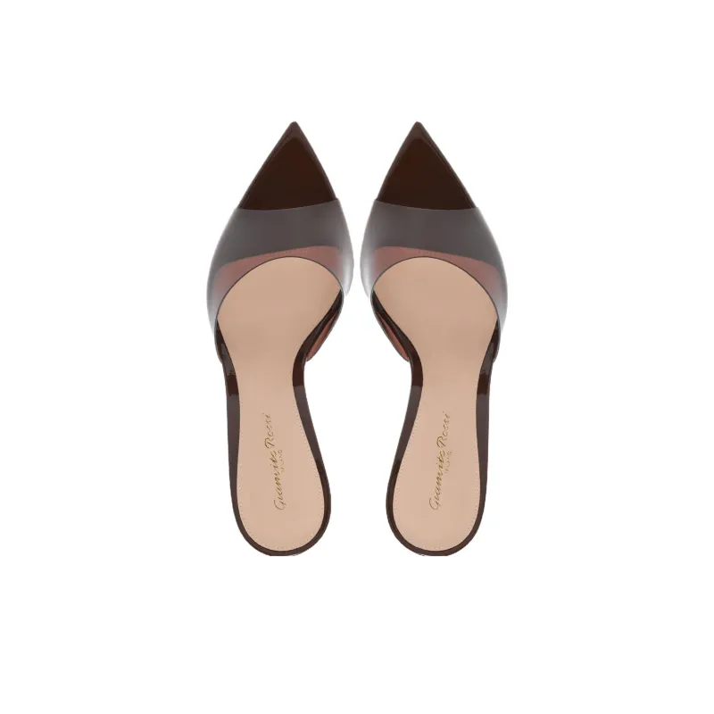 GIANVITO ROSSI Elle 85mm Point-toe Mules-3