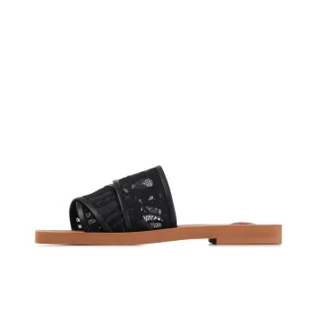 Chloe Woody Odor Resistant Slide Slippers Women's Black