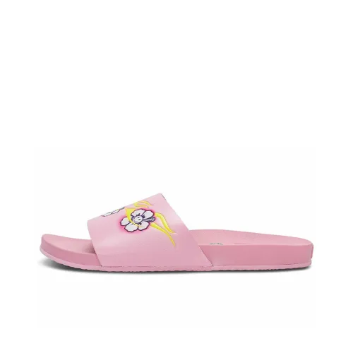 Vans Slide Slippers Women's Pink/Yellow