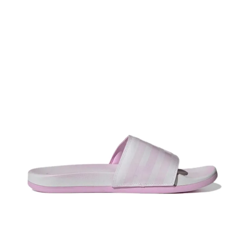 Adilette Women's Adidas Comfort Slides 'Grey Clear Lilac' Women's-1