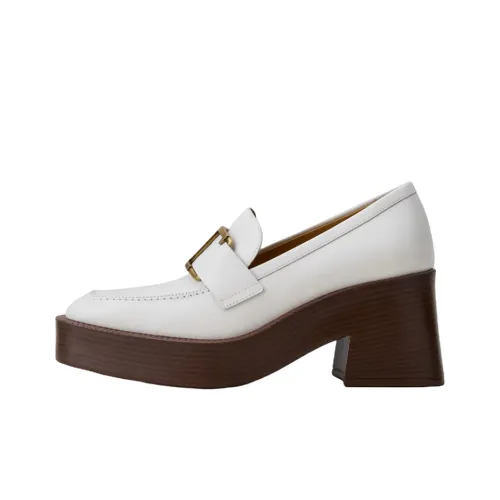 TOD'S T Logo-plaque Platform Loafers