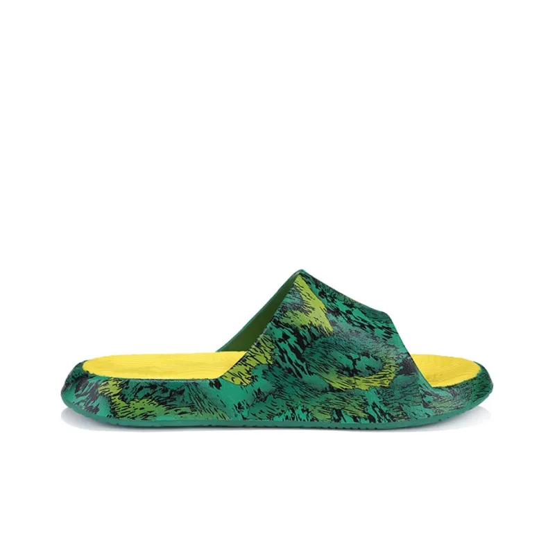 GOTO x PEAK Slide Slippers Men's Yellow Green-2