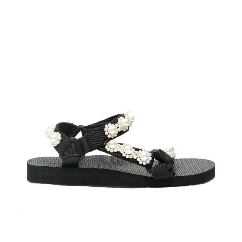 Arizona Love Trekky Shell-embellished Sandals-1