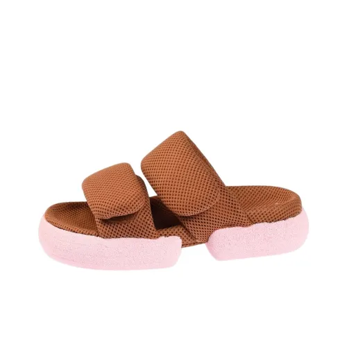 DRIES VAN NOTEN Slide Slippers Women's Pink-Brown