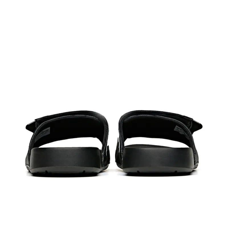MARVEL x Anta Life Collection Quiet Slide Slippers Men's Black White-3