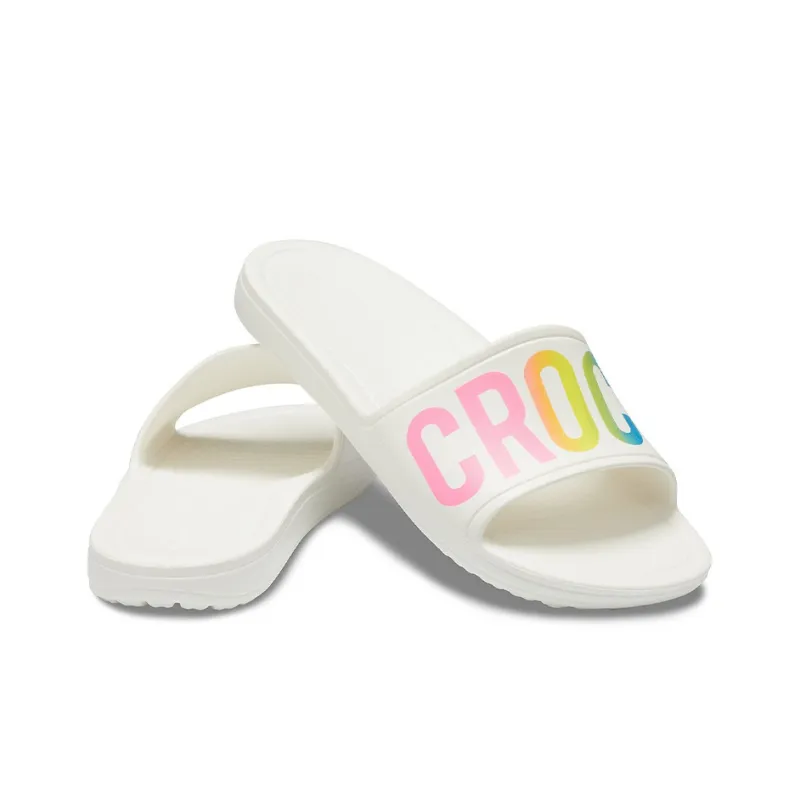 Crocs Sloane Slide Slippers Women's White-3