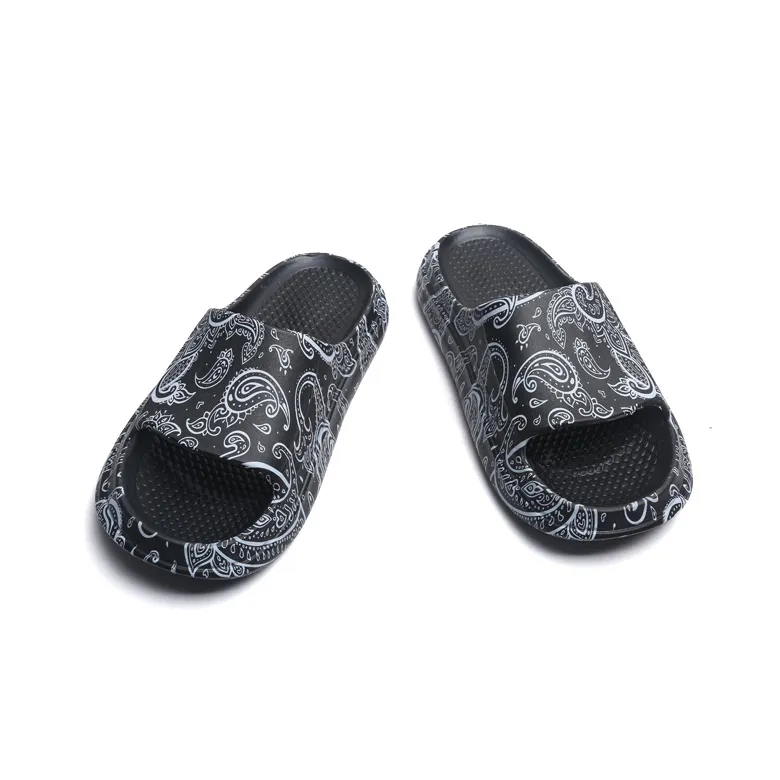 Lefight x Jifffly Slide Slippers Unisex Black White-4