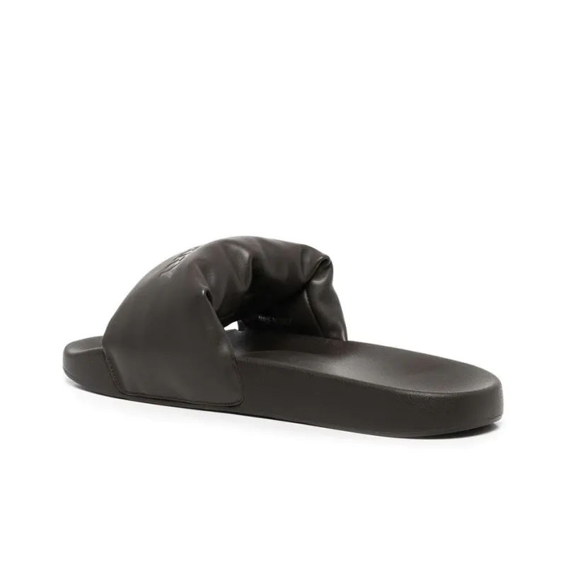 Burberry Embossed Logo Padded Slide Brown-3