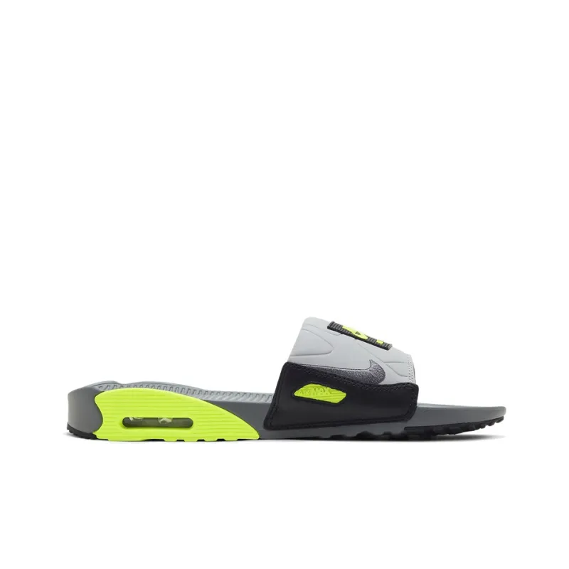 Nike Air Max 90 Slide Smoke Grey Volt Black-1