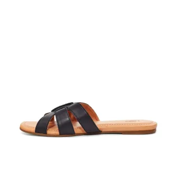 UGG Teague Black Slippers 'Black Brown' Women's