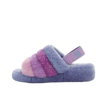 UGG Fluff Yeah Slide Cornflower Multi Women's