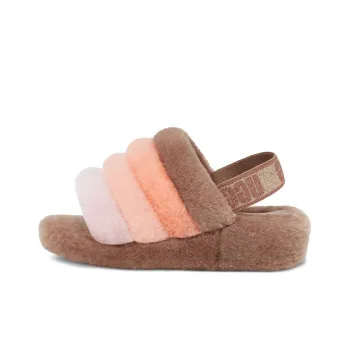 UGG FLUFF YEAH Sandal Women's Walnut Wood Color