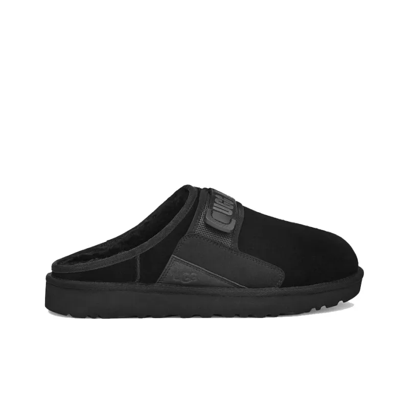 UGG DUNE SLIP ON Stylish Sandals Men's Black-1